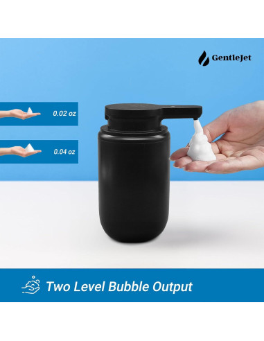 Dispensador de Jabón Espumoso Automático GentleJet - Negro