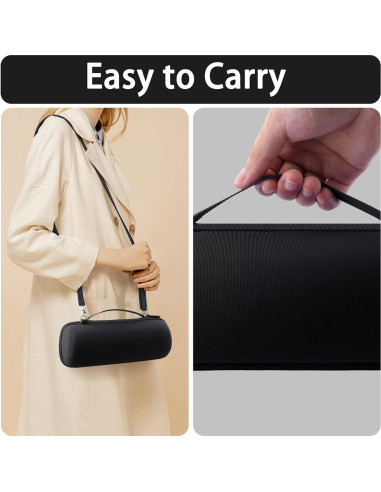 Funda Dura Baval para Altavoz JBL Flip 7 Impermeable Negra