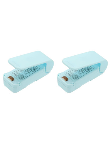 Selladora de Bolsas Mini Portátil PATIKIL - 2 Pcs, Azul
