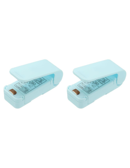 Selladora de Bolsas Mini Portátil PATIKIL - 2 Pcs, Azul