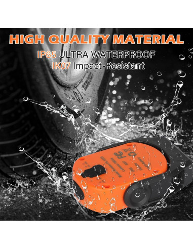 Luz de Trabajo LED KALVATAY 3000mAh 3 Modos 360 Naranja