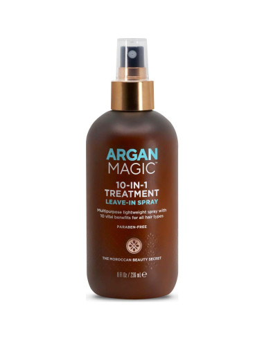 Tratamiento para Cabello Argan Magic 10 en 1 236.6 ml Sin Enjuague