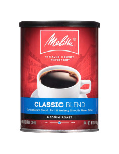 Café Melitta Classic Blend Tostado Medio Molido 311g (Paquete de 6)