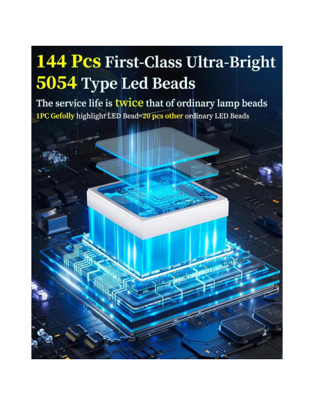 Luz Solar de Calle Gefolly SL-12000W 900000LM IP67 6500K