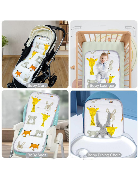 Almohadilla de Silla de Paseo Miracle Baby Algodón 34x78cm
