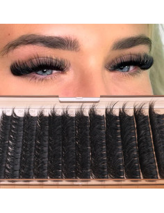 Kit de Extensión de Pestañas Geeneiya 200D 10-20mm DIY 2