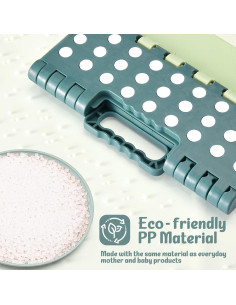 Taburete Plegable ACSTEP 9 Pulgadas Bicolor Verde 300 kg 2