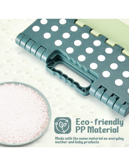 Taburete Plegable ACSTEP 9 Pulgadas Bicolor Verde 300 kg