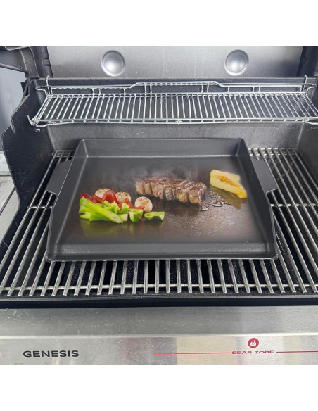 Plancha de Hierro Fundido BBQ Future 47.24x35.56 cm Antiadherente