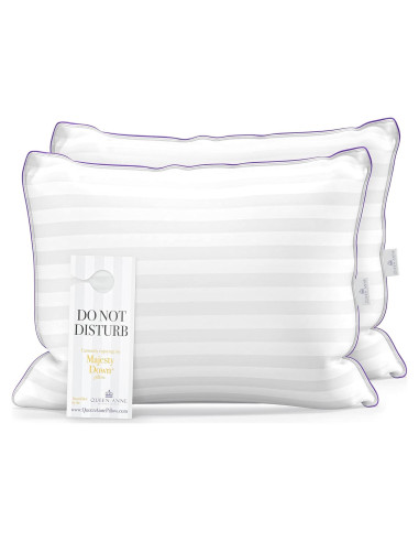 Almohadas Queen Anne Estándar (Paquete de 2) Hipoalergénicas