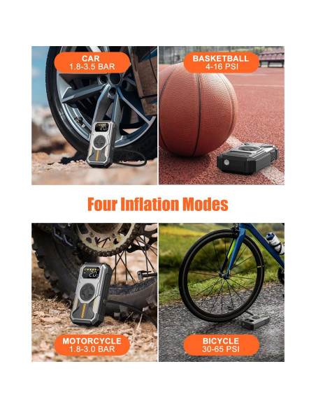 Arrancador de Batería Portátil Eigotrav PD-270 6000A con Compresor