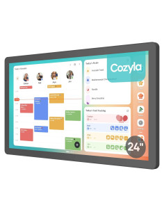 Calendario Digital Cozyla+ 24" Pantalla Táctil Negro