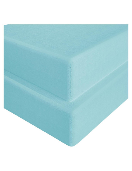 Paquete de 2 Sábanas Ajustadas FLXXIE Microfibra Cuna 71x132 cm