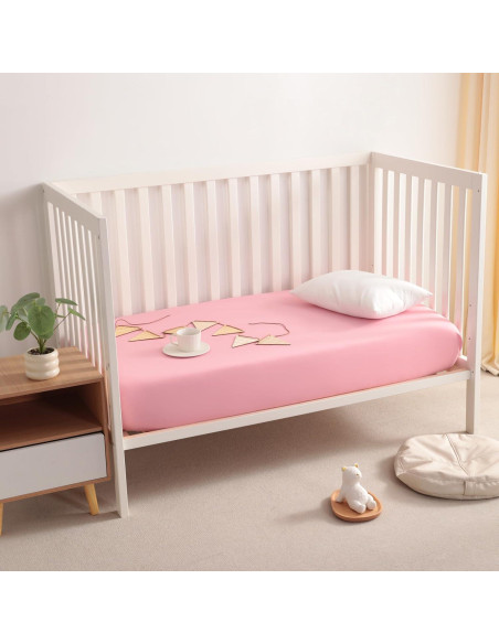Paquete de 2 Sábanas Ajustadas FLXXIE Microfibra Cuna 71x132 cm
