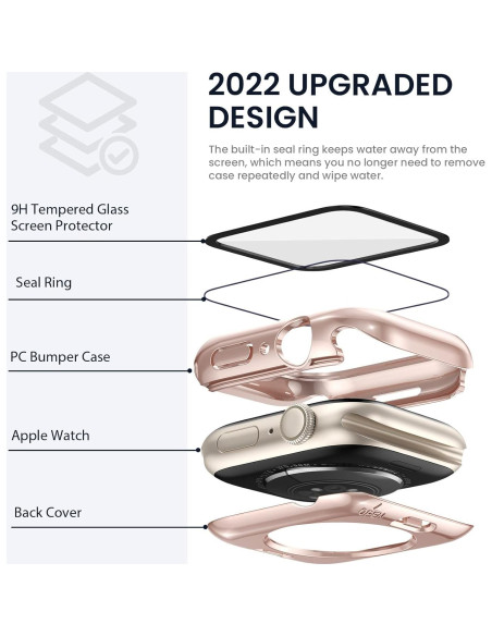 Funda Protectora Impermeable Tensea para Apple Watch 40mm