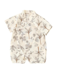 Bata de Kimono para Bebé BINIDUCKLING Algodón Muselina 0-3 Meses