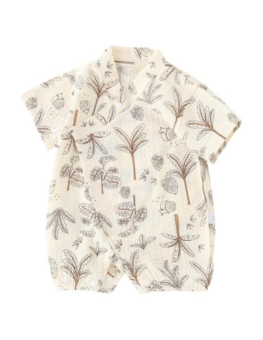 Bata de Kimono para Bebé BINIDUCKLING Algodón Muselina 0-3 Meses