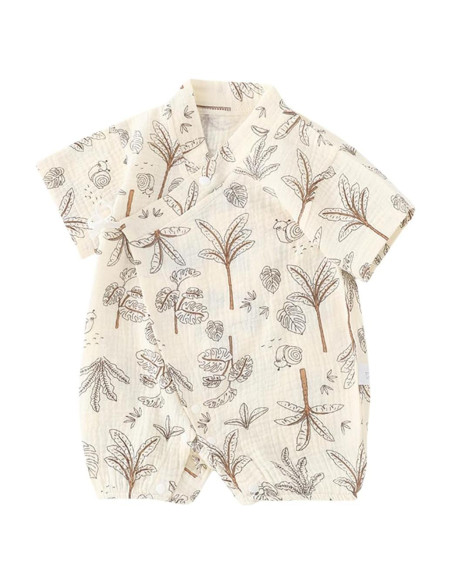 Bata de Kimono para Bebé BINIDUCKLING Algodón Muselina 0-3 Meses