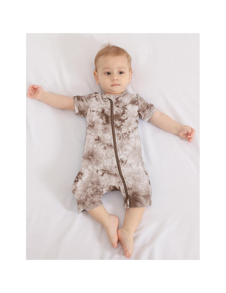 Pijamas de Bebé Jimonda Rayón de Bambú 3 Monos Tie Dye 0-24M