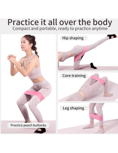 Bandas de Resistencia Xensamy CHI014 para Fitness y Yoga