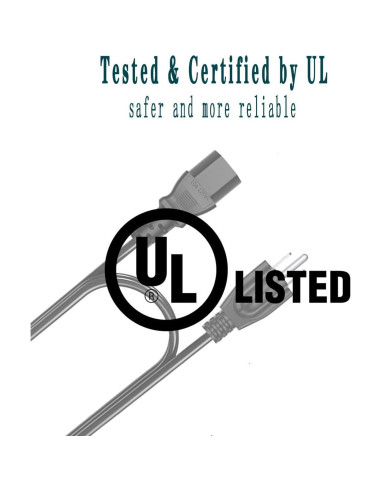 Cable de Alimentación 3 Pines 0.91m UNIMOSON para Altavoces ION