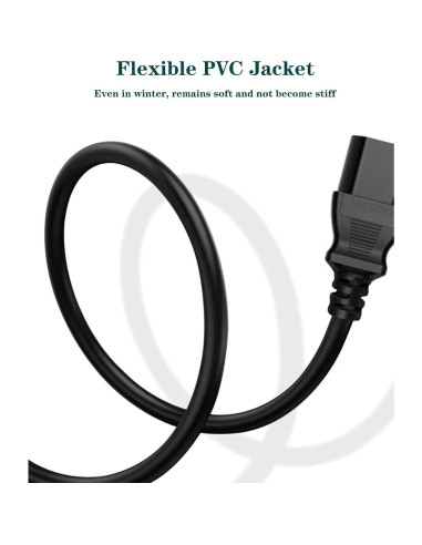 Cable de Alimentación 3 Pines 0.91m UNIMOSON para Altavoces ION