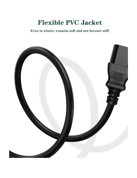 Cable de Alimentación 3 Pines 0.91m UNIMOSON para Altavoces ION