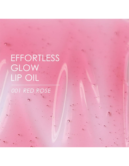 Aceite Labial Glowiest EFFORTLESS 001 Rosa Roja - 4.8g
