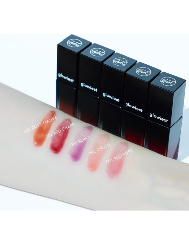 Aceite Labial Glowiest EFFORTLESS 001 Rosa Roja - 4.8g