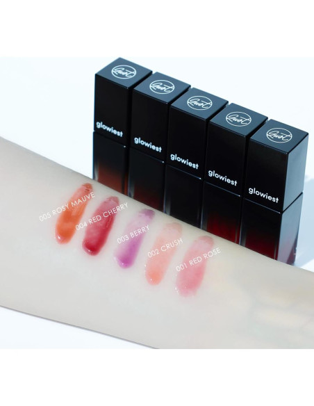 Aceite Labial Glowiest EFFORTLESS 001 Rosa Roja - 4.8g