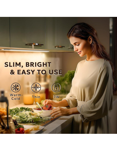 Luz LED Bajo Gabinete MYPLUS 30.48 cm 5 Temperaturas 7W