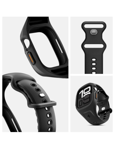 Correa Deportiva Spigen Liquid Air Pro para Apple Watch 10 46mm - Negro Mate