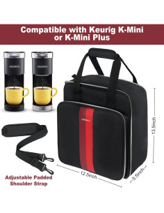 Bolsa de viaje para cafetera Keurig K-Mini Plus - Aislante y resistente 2