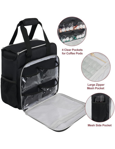 Bolsa de viaje para cafetera Keurig K-Mini Plus - Aislante y resistente