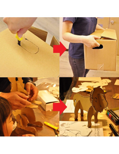 Cortador de Cartón Corrugado CANARY DC-190F 19 cm Amarillo