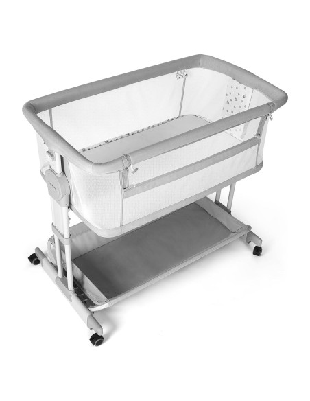 Cuna Mecedora Cowiewie 360 Ajustable 7 Alturas con Ruedas