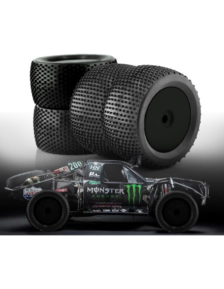 Neumáticos y Ruedas RC 1/8 Dantenron 140mm Off Road 4PCS