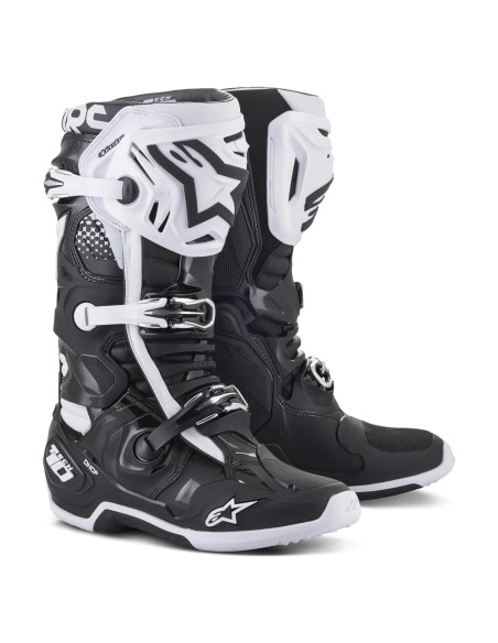 Botas de Motocicleta para Hombre Alpinestars 12 Negro/Blanco
