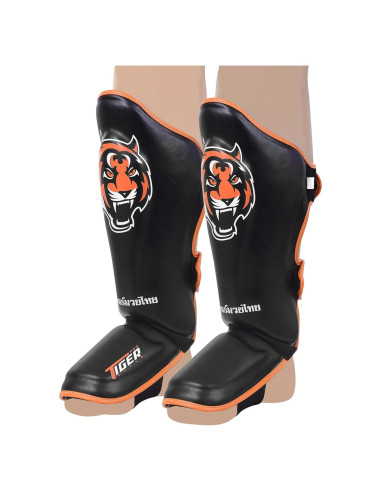 Protectores de Espinillas Tiger Pro MMA Muay Thai Unisex Mediano