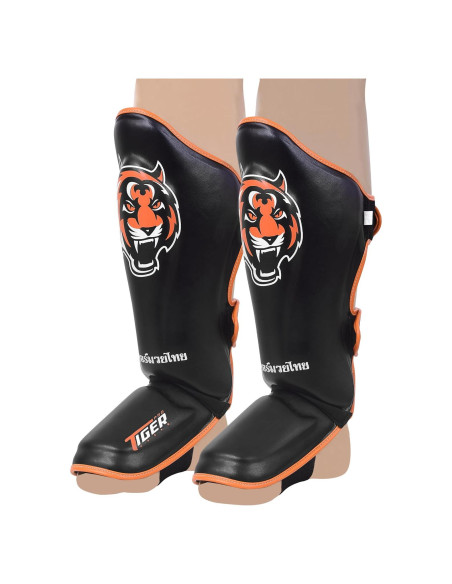 Protectores de Espinillas Tiger Pro MMA Muay Thai Unisex Mediano