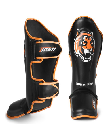 Protectores de Espinillas Tiger Pro MMA Muay Thai Unisex Mediano