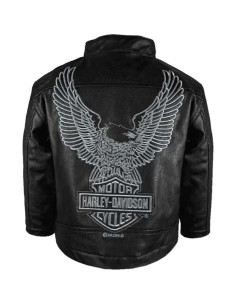 Chaqueta de Cuero Sintético para Bebés Harley-Davidson - Negro 2