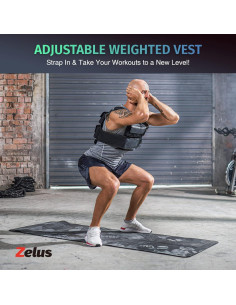 Chaleco con Pesas Ajustable ZELUS 20.4kg para Ejercicio 2