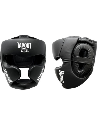 Conjunto de Boxeo TAPOUT - Guantes 10 oz, Casco, Vendajes y Bolsa