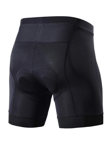 Pantalones Cortos de Ciclismo Souke Sports Hombre 4D Negro