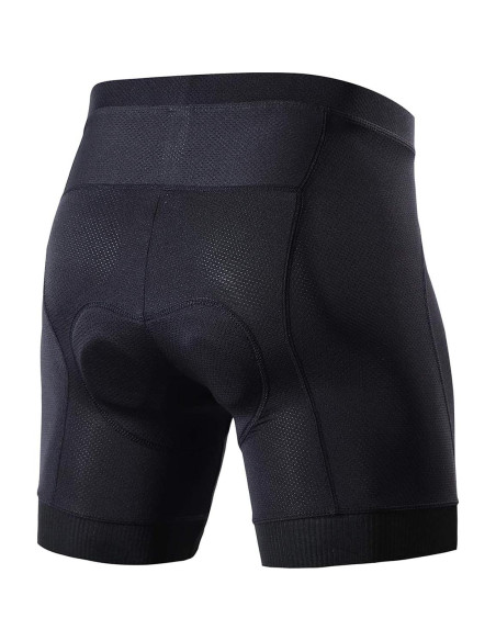 Pantalones Cortos de Ciclismo Souke Sports Hombre 4D Negro