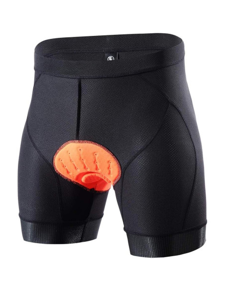 Pantalones Cortos de Ciclismo Souke Sports Hombre 4D Negro