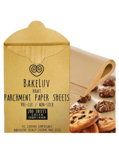 Papel Pergamino Pre-cortado BAKELUV 30.48x40.64 cm 200 Pcs