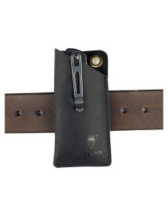 Funda de Cuero VIPERADE PJ11 para Cuchillo y Linterna Pequeña