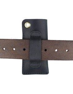 Funda de Cuero VIPERADE PJ11 para Cuchillo y Linterna Pequeña 2